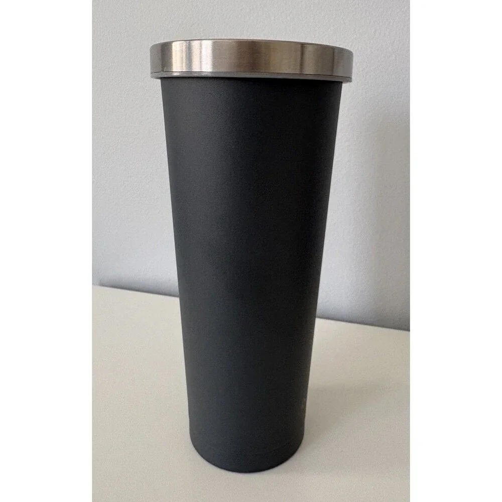Vitamix Insulated Stainless Steel Tumbler 24oz Dark Gray Spill Proof NO Straw